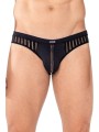 LOOKME, lingerie pour homme du basic ou très sexy, Jock noir biker