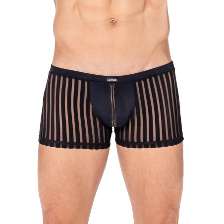 LOOKME, lingerie pour homme du basic ou très sexy, Boxer biker noir