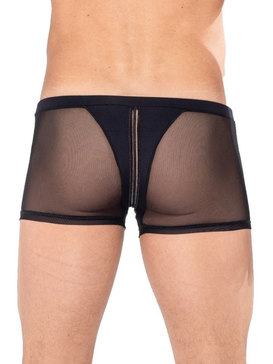 LOOKME, lingerie pour homme du basic ou très sexy, Boxer biker noir