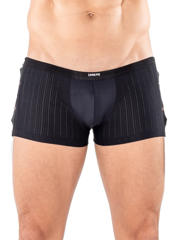 LOOKME, lingerie pour homme du basic ou très sexy, Boxer avec bouton