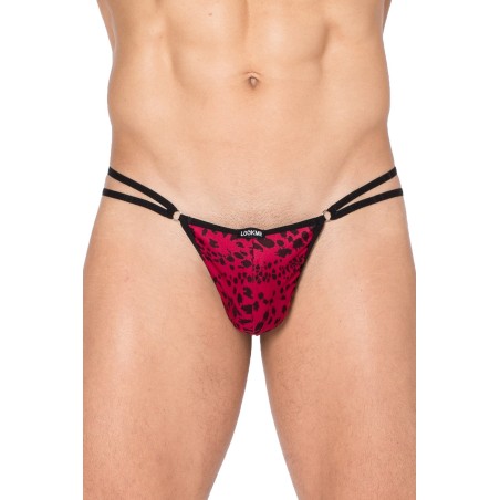 LOOKME, lingerie pour homme du basic ou très sexy, string ficelle rose