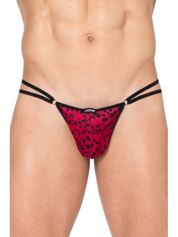 LOOKME, lingerie pour homme du basic ou très sexy, string ficelle rose