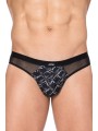 LOOKME, lingerie pour homme du basic ou très sexy, string noir 2D