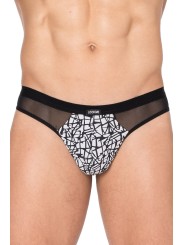 LOOKME, lingerie pour homme du basic ou très sexy, string imprimé graffitis