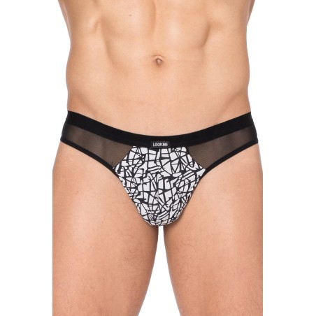 LOOKME, lingerie pour homme du basic ou très sexy, string imprimé graffitis