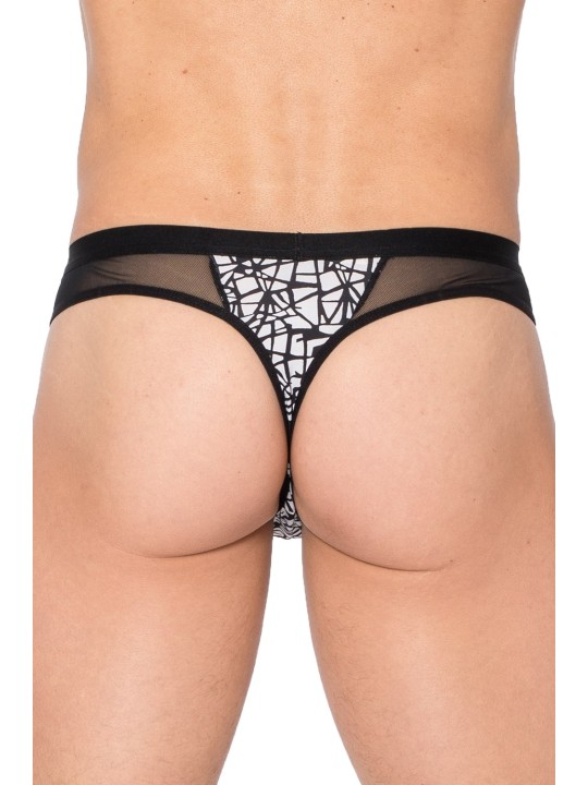 LOOKME, lingerie pour homme du basic ou très sexy, string imprimé graffitis