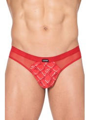 LOOKME, lingerie pour homme du basic ou très sexy, string rouge 2D