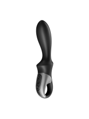 Vibromasseur noir USB, chauffant, connecté Heat Climax de Satisfyer