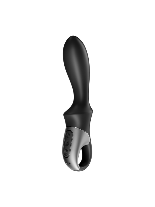 Vibromasseur noir USB, chauffant, connecté Heat Climax de Satisfyer