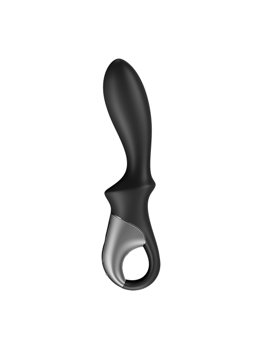 Vibromasseur noir USB, chauffant, connecté Heat Climax de Satisfyer