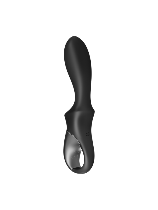 Vibromasseur noir USB, chauffant, connecté Heat Climax de Satisfyer