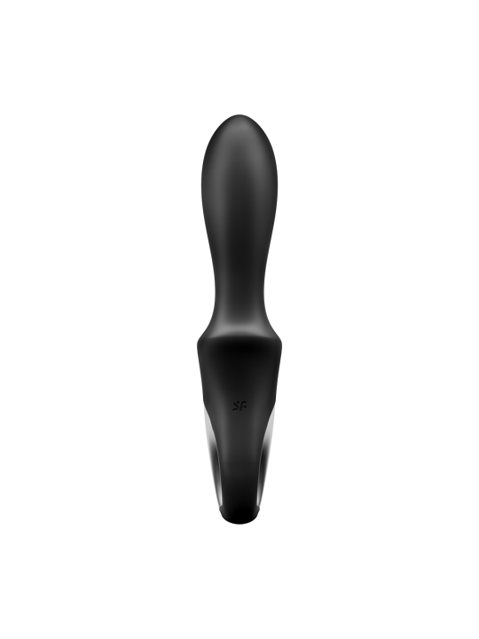 Vibromasseur noir USB, chauffant, connecté Heat Climax de Satisfyer