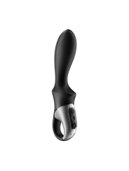 Vibromasseur noir USB, chauffant, connecté Heat Climax de Satisfyer