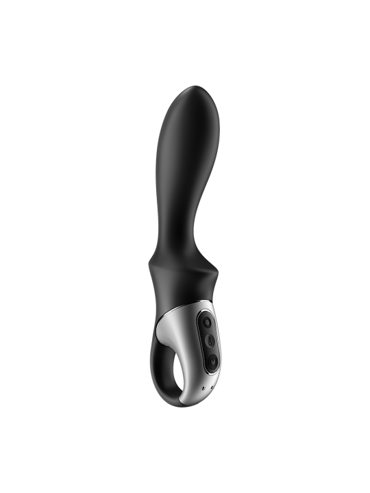 Vibromasseur noir USB, chauffant, connecté Heat Climax de Satisfyer