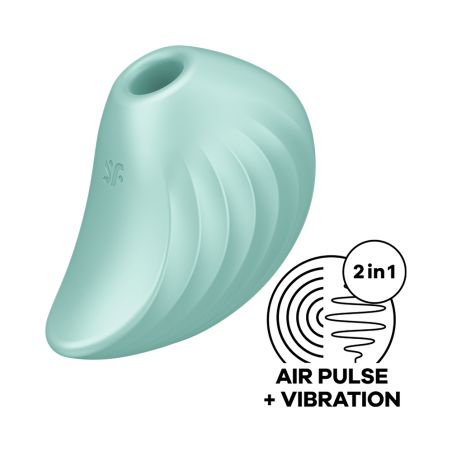 Stimulateur de clitoris vert USB Pearl Diver de chez Satisfyer