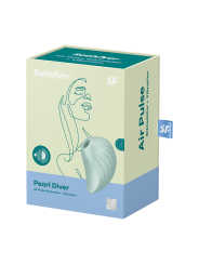 Stimulateur de clitoris vert USB Pearl Diver de chez Satisfyer