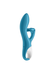 Vibromasseur rabbit bleu USB Embrace Me de la marque  Satisfyer