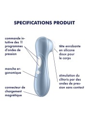 Stimulateur de clitoris bleu Pro 2 de la marque Satisfyer