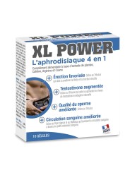 XL Power aphrodisiaque 4 en 1, 10 gélules - LAB32