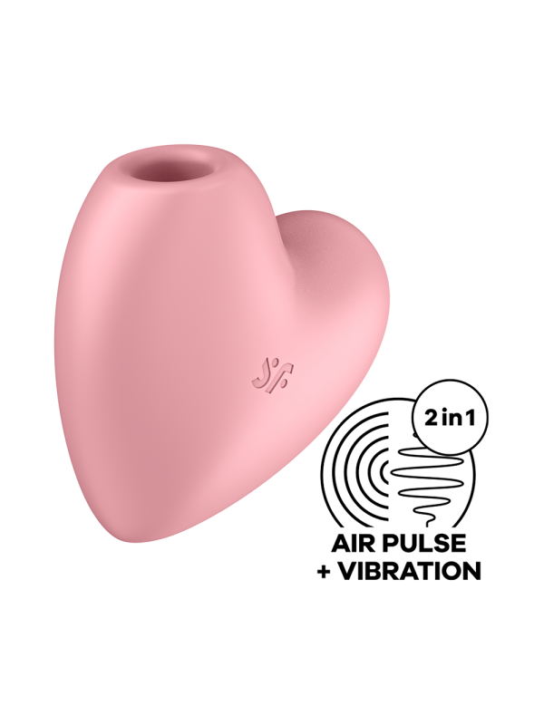 Stimulateur de clitoris USB en forme de cœur Cuttie Heart Satisfyer - CC597796