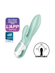 Vibromasseur rabbit gonflant connecté, USB Air Pump Bunny 5+ Satisfyer - CC597801