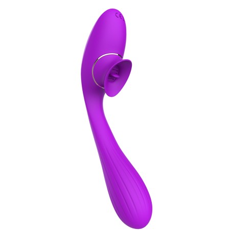 Fournisseur sex toys, stimulateur de clitoris, 2 en 1 avec vibromasseur point G