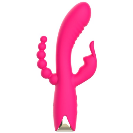 grossiste sex toys vibromasseur triple stimulation rose NV Toys