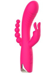 grossiste sex toys vibromasseur triple stimulation rose NV Toys