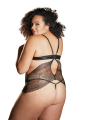 Nuisette en dentelle noire grande taille de chez votre fournisseur allure