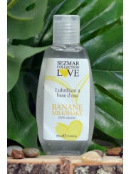 Lubrifiant à base d'eau, 100 % Naturel, aux arômes Milkshake banane