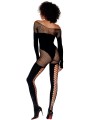 Bodystocking en fine maille noire chez votre distributeur en dropshipping.