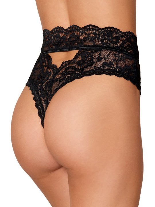 Culotte en dentelle noire, taille haute de la marque Dreamgirl