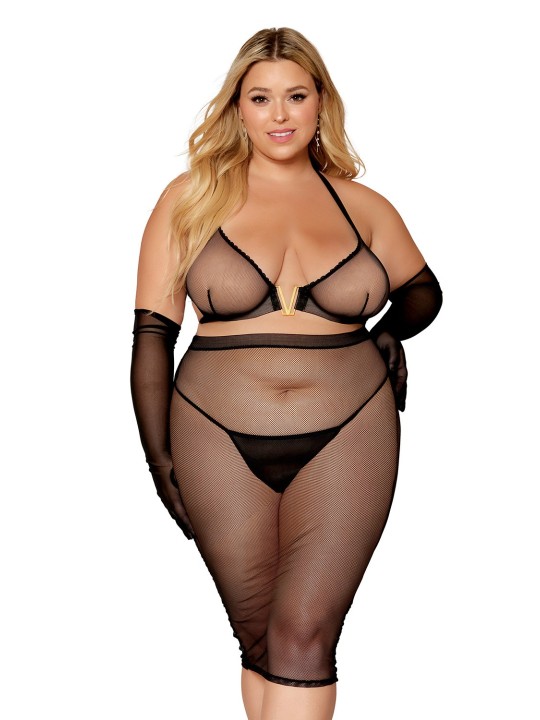 Ensemble lingerie sexy, grande taille de la marque Dreamgirl lingerie