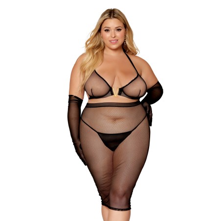 Ensemble lingerie sexy, grande taille de la marque Dreamgirl lingerie