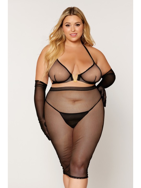 Ensemble lingerie sexy, grande taille de la marque Dreamgirl lingerie