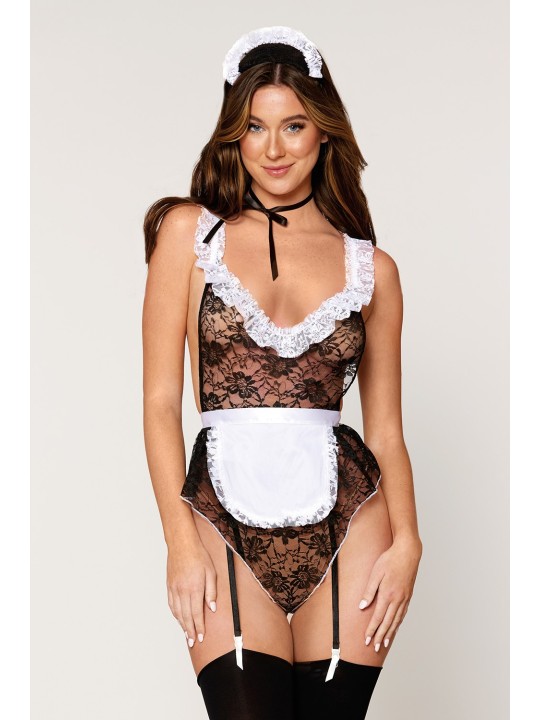 costume sexy de femme de chambre de la collection Dreamgirl costume sexy