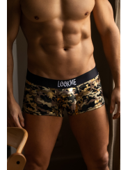 Boxer imprimé Army sexy pour homme de la marque LOOKME, lingerie homme.