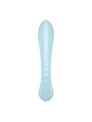 2 en 1 Rabbit point G avec stimulateur de clitoris et Wand Bleu USB Triple Oh Satisfyer - CC597813