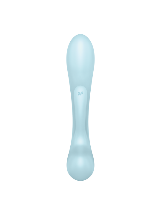 2 en 1 Rabbit point G avec stimulateur de clitoris et Wand Bleu USB Triple Oh Satisfyer - CC597813