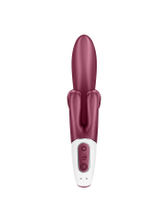 Vibromasseur rabbit point G rouge double stimulation clitoridienne Touch Me Satisfyer - CC597811SA