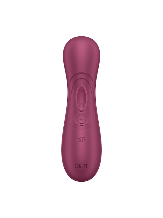 Stimulateur de clitoris 2 embouts avec techonologie Liquid Air Pro 2 Generation 3 rouge USB Satisfyer - CC597814