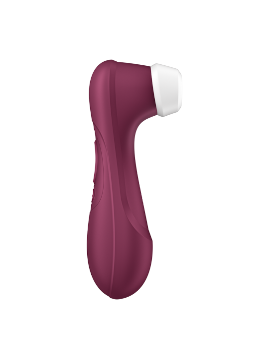 Stimulateur de clitoris 2 embouts avec techonologie Liquid Air Pro 2 Generation 3 rouge USB Satisfyer - CC597814