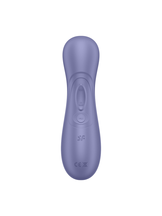 Stimulateur de clitoris 2 embouts Connecté avec technologie Liquid air Pro 2 Generation 3 violet USB Satisfyer - CC597815