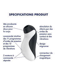 Stimulateur de clitoris ORCA USB Satisfyer - CC597818