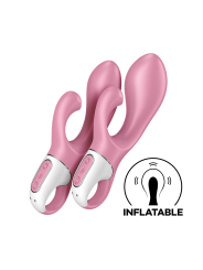 Vibromasseur Rabbit gonflant rose Air Pump Bunny 2 USB Satisfyer - CC597820