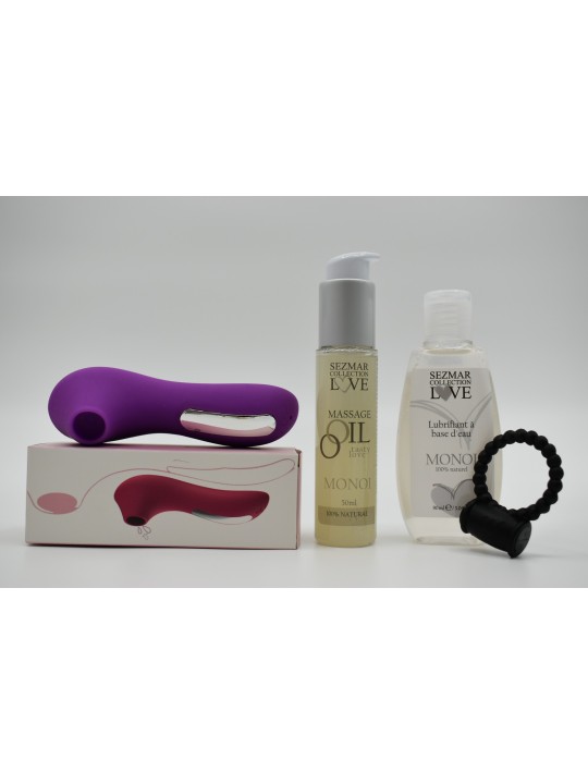 5 Boxes Hot Summer, box de sex toys, huile et lubrifiant Monoï pour le couple