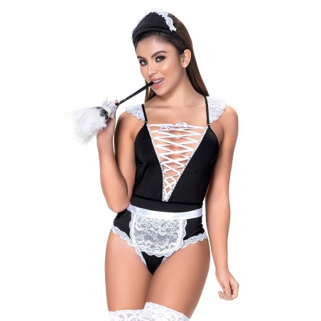 Costume femme de ménage très sexy, fournisseur Mapalé Costumes sexy pas cher