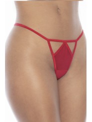 Nuisette en fine résille rouge avec bonnets ouverts de Mapalé lingerie