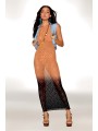 robe bodystocking, moulante, avec motifs zèbre de Dreamgirl Lingerie