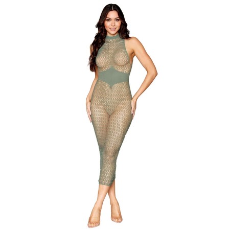 Robe bodystocking en filet avec forme géométrique de Dreamgirl Bas et collants